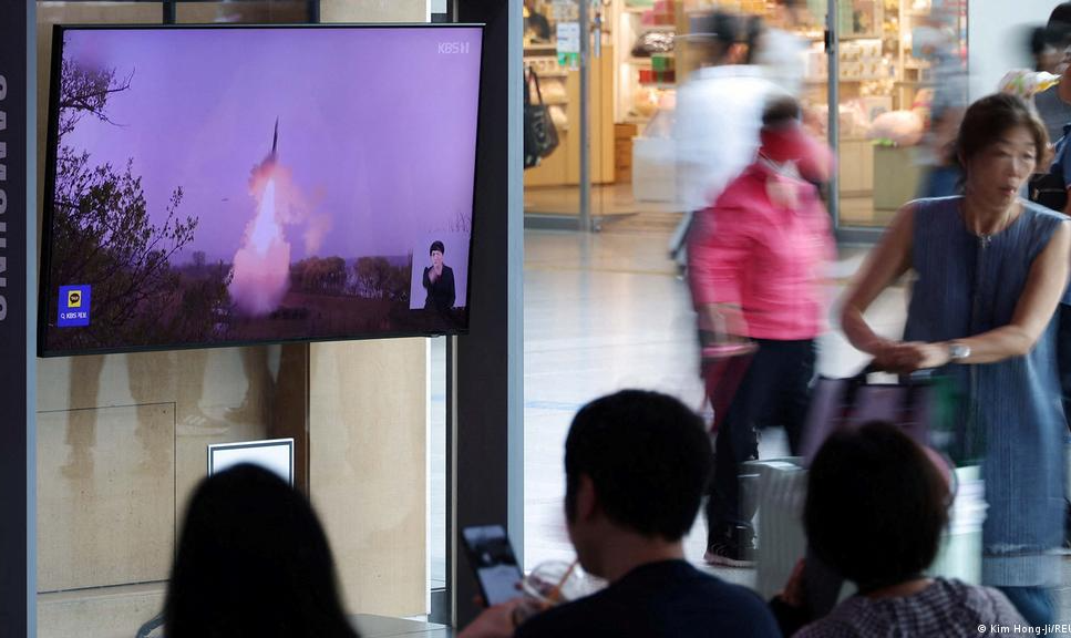 Pyongyang alega ter disparado ao mar dois mísseis balísticos como resposta aos exercícios militares conjuntos de Coreia do Sul e Estados Unidos