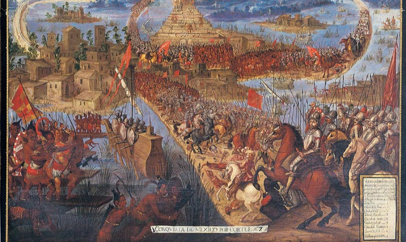Encontro é considerado marco do fim do império azteca; superstições de imperador foram fatais frente à crueldade espanhola
