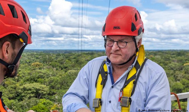 Após atritos entre europeus e Bolsonaro, Steinmeier fala em colaboração estreita com Lula na proteção da floresta; 'para frear a crise climática, precisamos salvar a Amazônia', afirma ministra alemã do Meio Ambiente