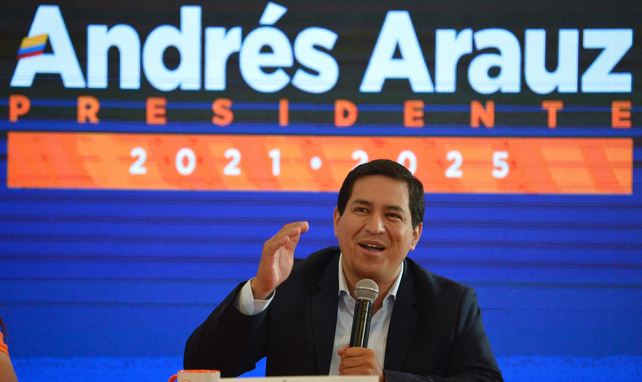 Andrés Arauz disse que maioria dos equatorianos votou no progressismo e pediu unidade desses movimentos para garantir governabilidade