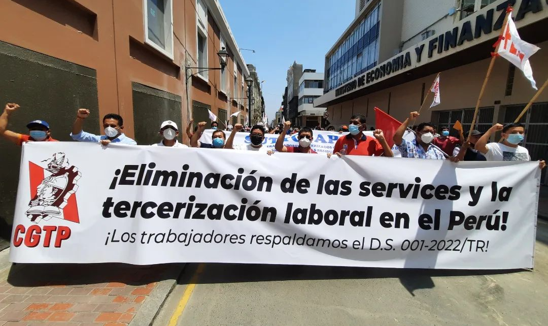 Líder da Confederação Geral dos Trabalhadores do Peru (CGTP), Gerónimo López denuncia campanha de sabotagem e defende as normas editadas pelo presidente Pedro Castillo