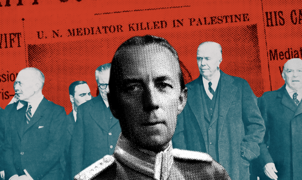 Indicado pela ONU como mediador entre os países árabes e o Estado de Israel, criado quatro meses antes, o conde sueco Folke Bernadotte morre em 17 de setembro de 1948
