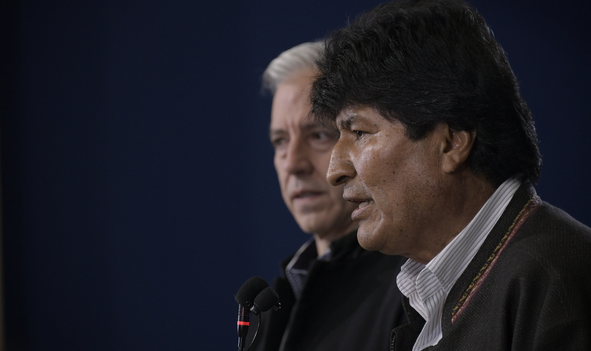'Primeiro, como presidente, eu tenho a obrigação de buscar a paz social na Bolívia. Temos a obrigação de juntos buscar a pacificação', afirmou