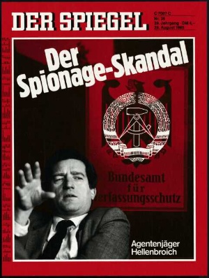 Capa do periódico alemão 'Der Spiegel' sobre o escândalo de espionagem/Wikicommons