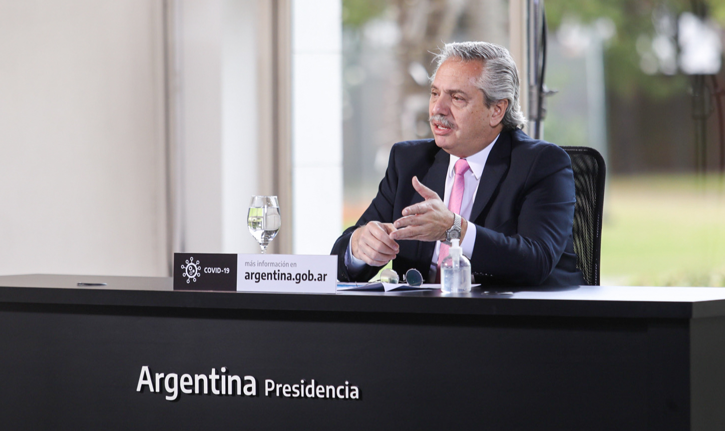 Em carta, presidente argentino prestou solidariedade a brasileiro e desejou pronta recuperação