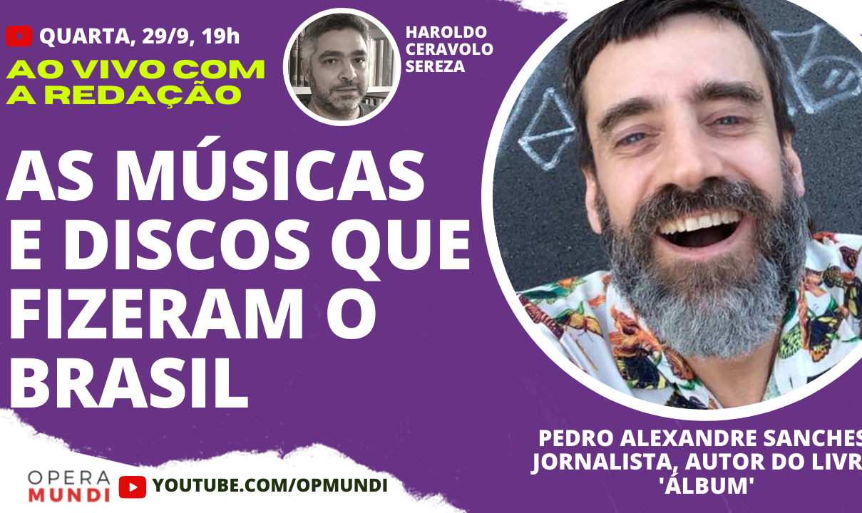 Com mediação de Haroldo Ceravolo Sereza, programa de setembro debate as músicas e discos que fizeram o Brasil com o jornalista Pedro Alexandre Sanches, autor do livro 'Álbum'