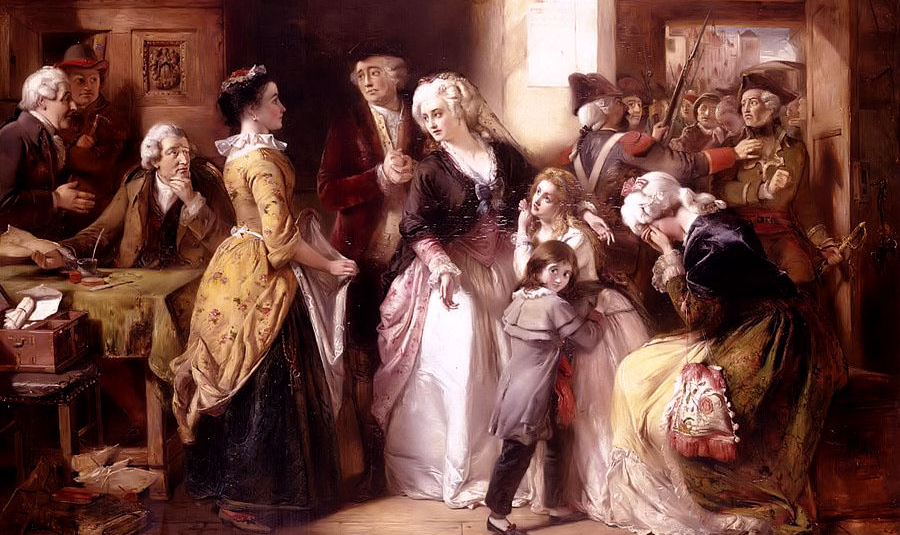 Família real inicialmente tinha se aliado à revolução; ao ser capturado, Luis XVI é obrigado a voltar a Paris e é acusado de 'sublevação'