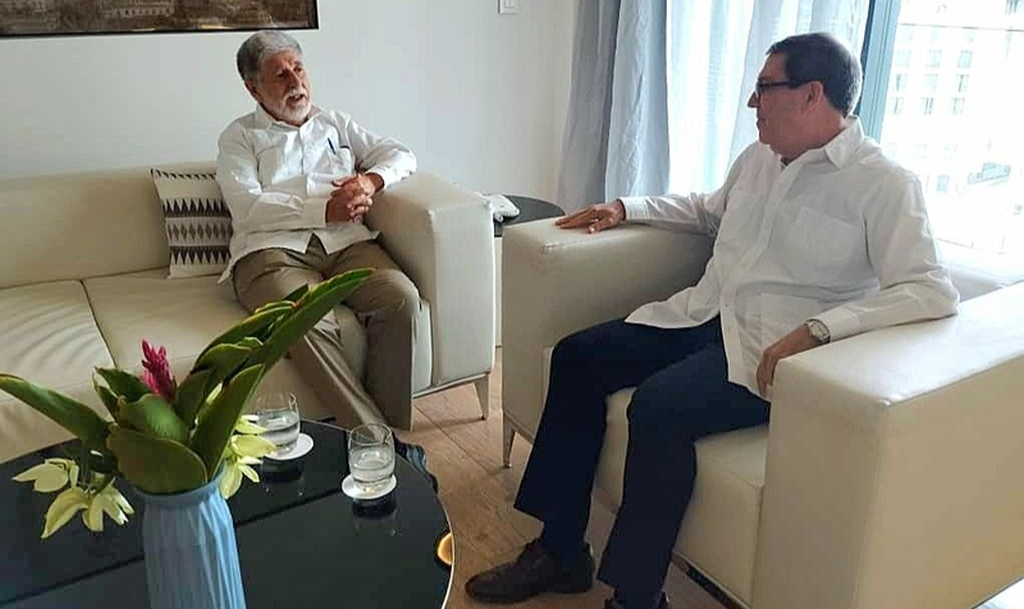 ‘O objetivo é fortalecer as relações bilaterais’, disse o ministro das Relações Exteriores cubano, Bruno Rodríguez Parrilla