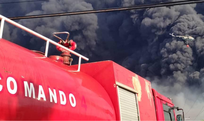 Fogo, que durou cerca de 6 dias, começou após raio atingir tanque de petróleo bruto em Matanzas