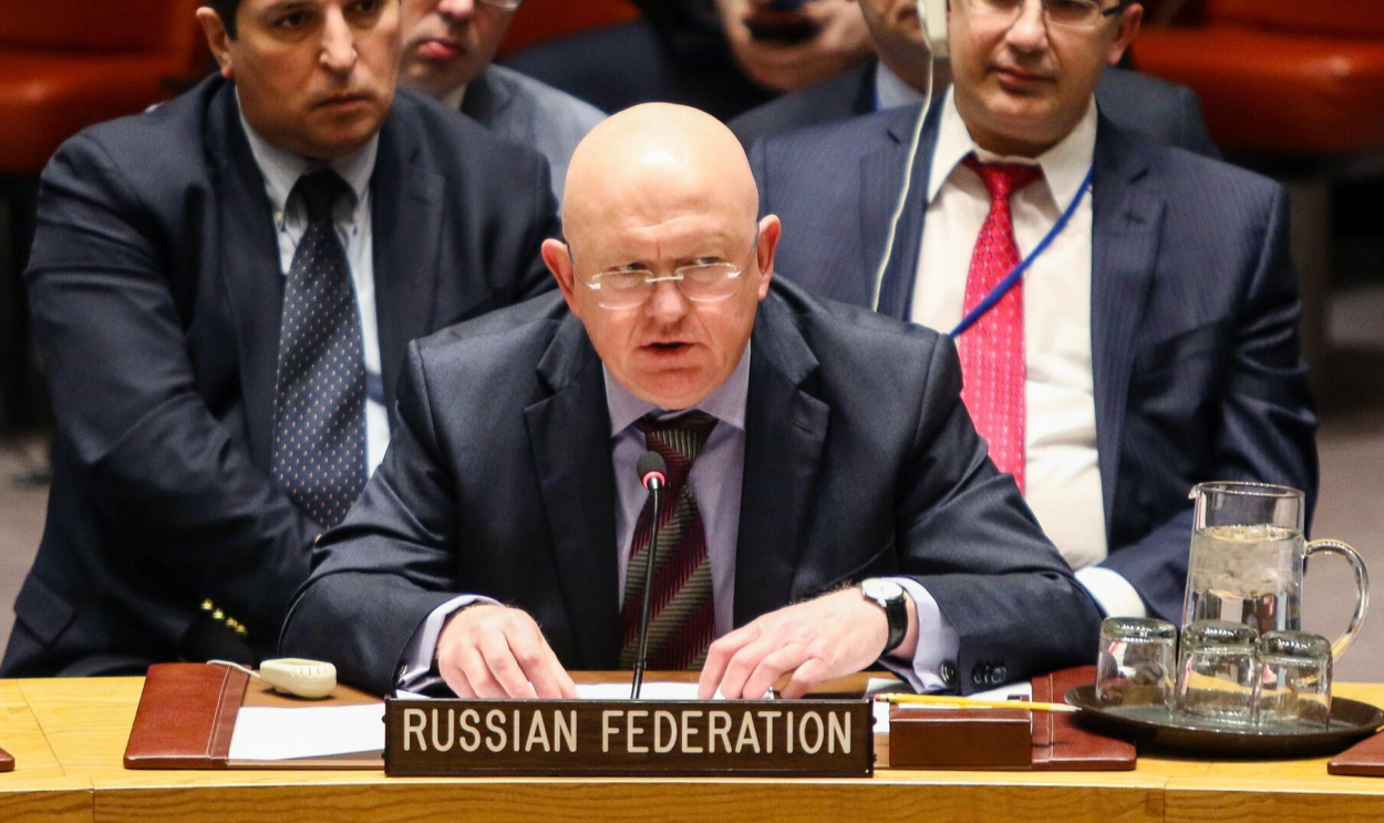 Embaixador Vasili Nebenzia disse no Conselho de Segurança que o 'povo ucraniano sofre porque é forçado a lutar pelos objetivos de outras pessoas'