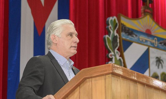 Miguel Díaz-Canel se manifestou contra a posição do governo norte-americano que excluiu a ilha, Venezuela e Nicarágua do evento