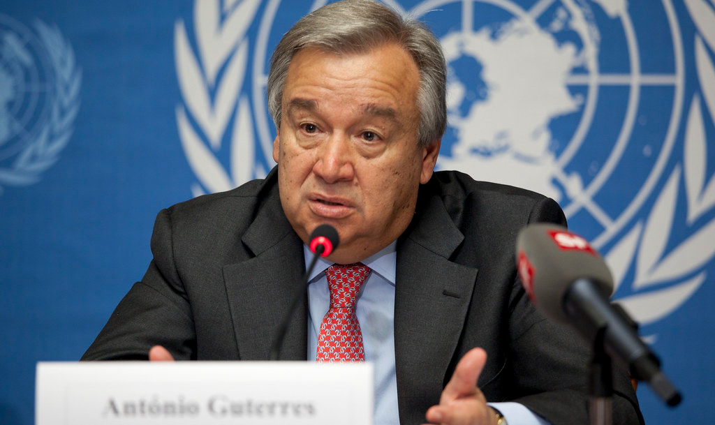 António Guterres pretende buscar solução para o conflito ‘com base no direito internacional’