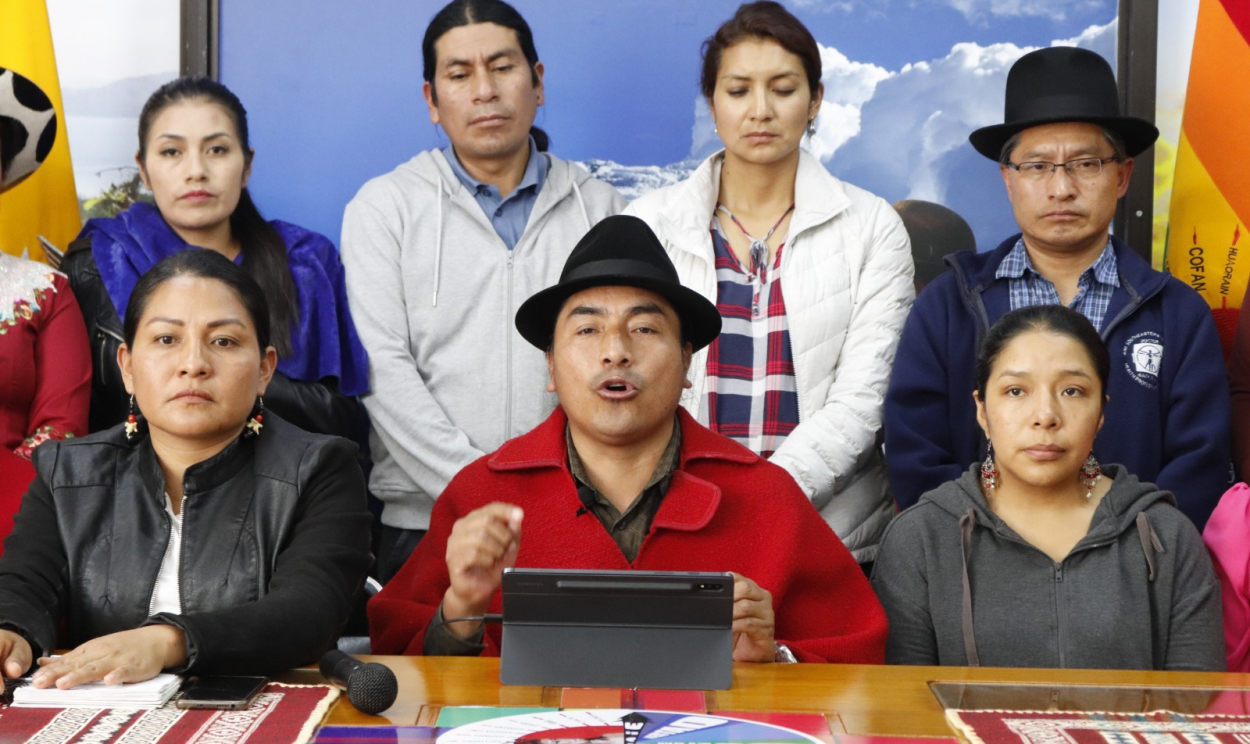 Confederação de Nacionalidades Indígenas do Equador emitiu nota de repúdio contra medida do presidente, que dissolveu Congresso e pediu convocação de novas eleições