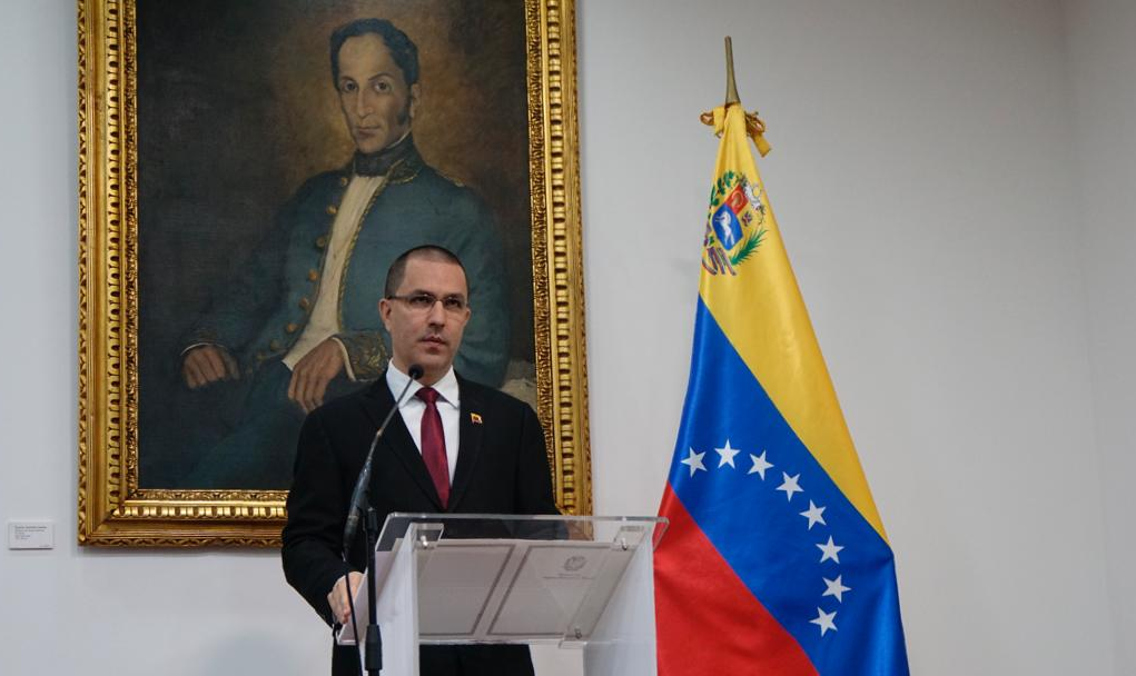 'Presidente norte-americano, em seu discurso delirante, reiterou seu desprezo pela paz, pela vida e pela soberania da Venezuela', afirmou ministro das Relações Exteriores do país