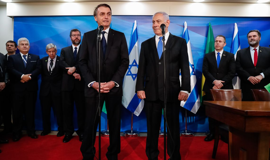 Em março deste ano, Netanyahu e Bolsonaro firmaram acordos nas áreas de defesa, serviços aéreos, ciência e combate ao crime organizado