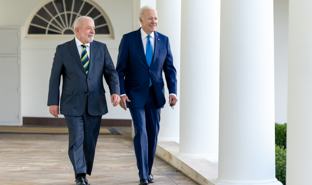 Em primeira visita aos EUA neste novo mandato, presidente brasileiro ficou hospedado na Blair House e se encontrou com Joe Biden na Casa Branca