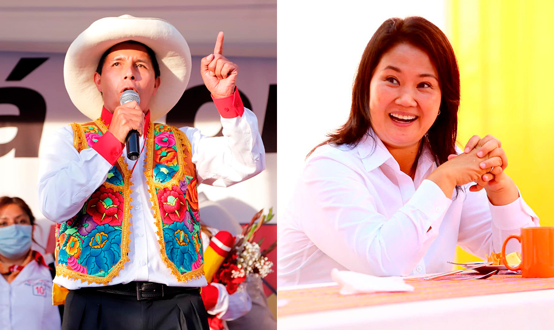Pedro Castillo reiniciou campanha e visitou cidade onde estudou quando criança, e Keiko Fujimori manteve reuniões políticas; Congresso peruano deve ser marcado por fragmentação