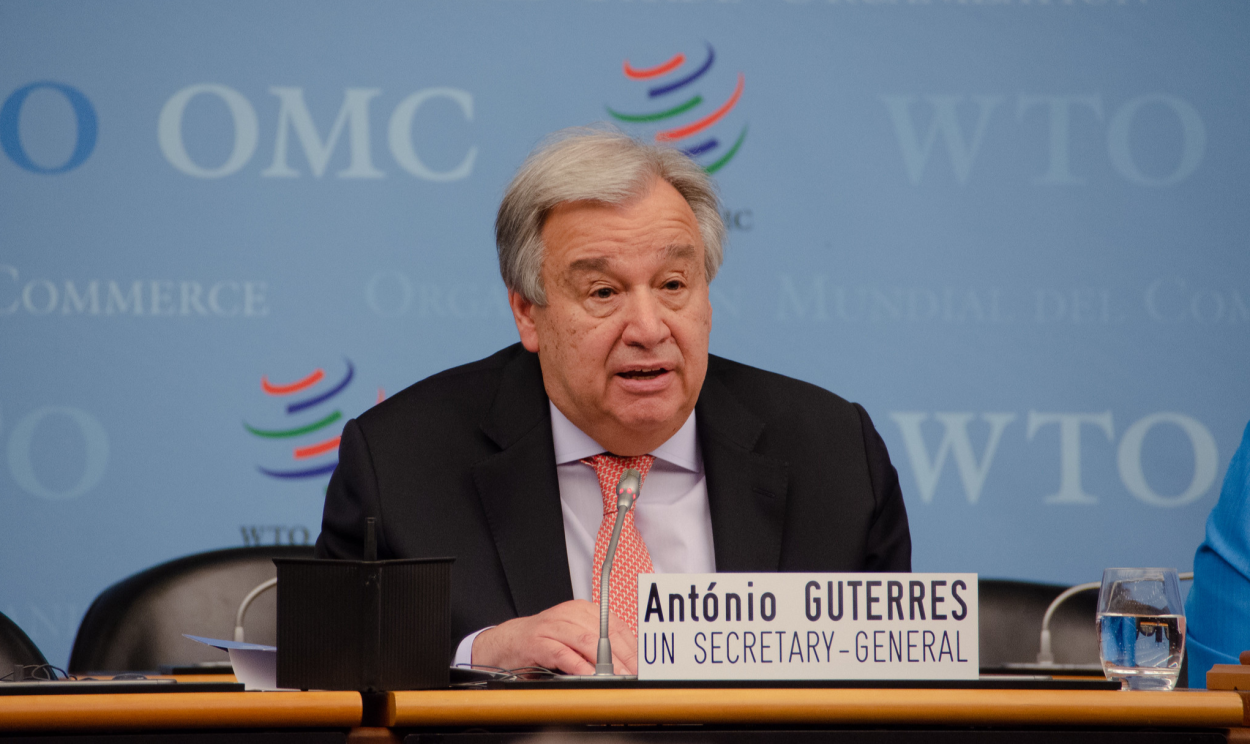 Segundo Guterres, Organização Mundial da Saúde forneceu informações e orientações científicas que deveriam ser base para resposta global coordenada