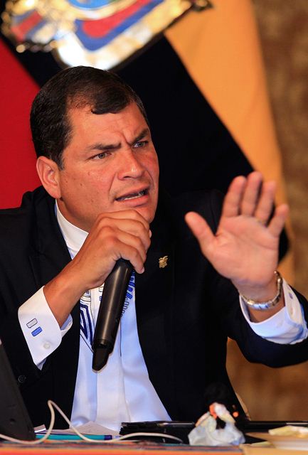 Rafael Correa, presidente equatoriano desde 2007