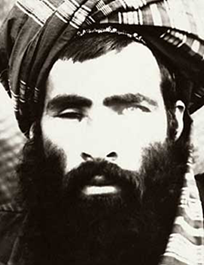 Retrato que se acredita ser de Mullah Omar, em foto de 1990 ou 1993
