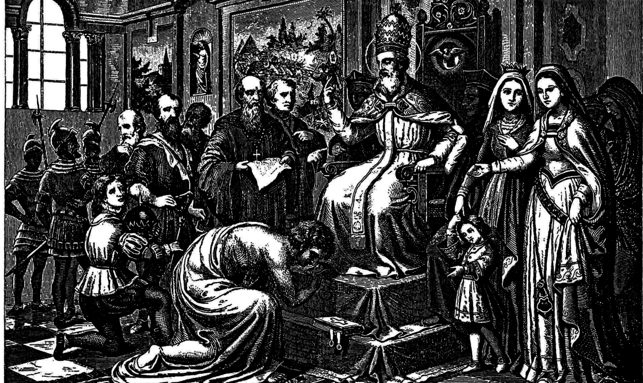 Monarca germânico recusou o aumento da influência do pontífice sobre as relações de vassalagem