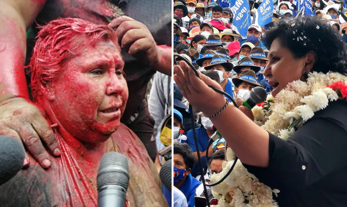 Patricia Arce Guzman foi atacada e teve seu cabelo raspado por um grupo de extrema direita dias antes do golpe que derrubou Evo Morales, em 2019