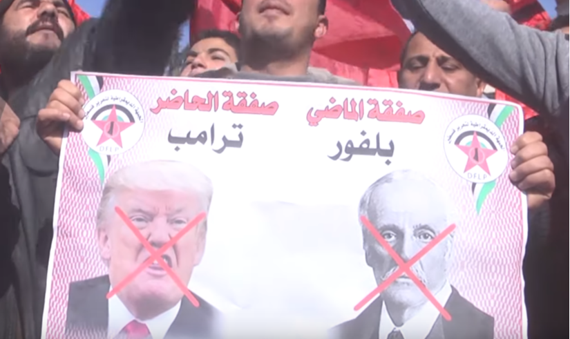 Em Gaza e na Cisjordânia, manifestantes repudiaram o chamado 'Acordo do Século' apresentado por Trump nesta terça-feira; forças de seguranças de Israel reprimiram os palestinos com gás lacrimogêneo