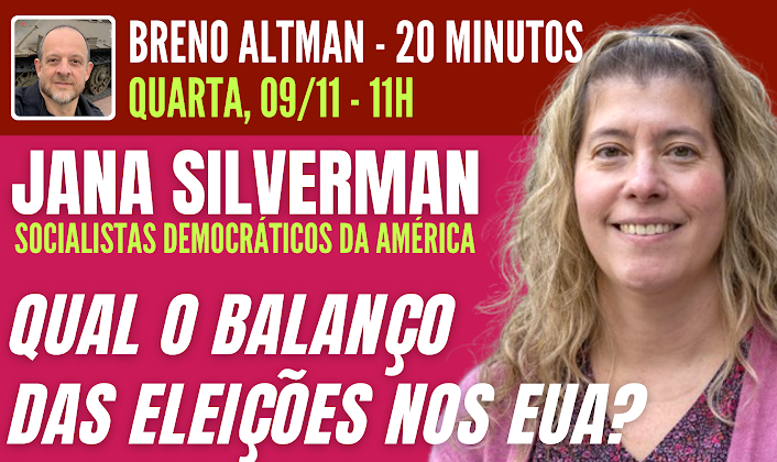 Altman e Silverman discutiram resultados das eleições de meio termo norte-americanas; programa é ao vivo, às 11h