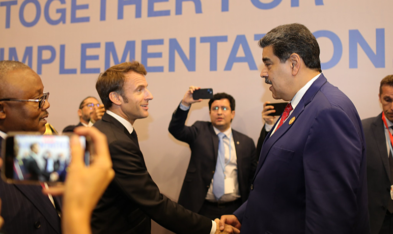 Macron ainda confirmou encontro de presidentes sul-americanos em Paris que contará com a participação de venezuelanos