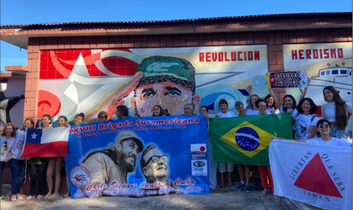 Brigada Sul-americana de Trabalho Voluntário e Solidariedade com Cuba reúne anualmente cerca de 100 ativistas que irão desenvolver diversas atividades na ilha caribenha