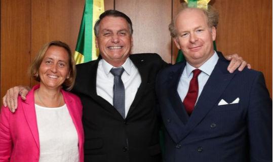 Vice-líder do AfD também se encontrou com os deputados do PSL Bia Kicis e Eduardo Bolsonaro durante visita ao Brasil