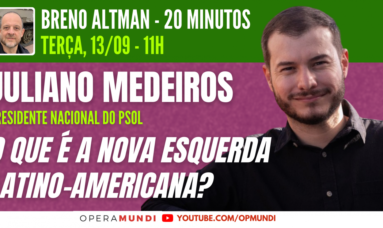 Jornalista e político discutem a nova esquerda latino-americana; programa é ao vivo, às 11h