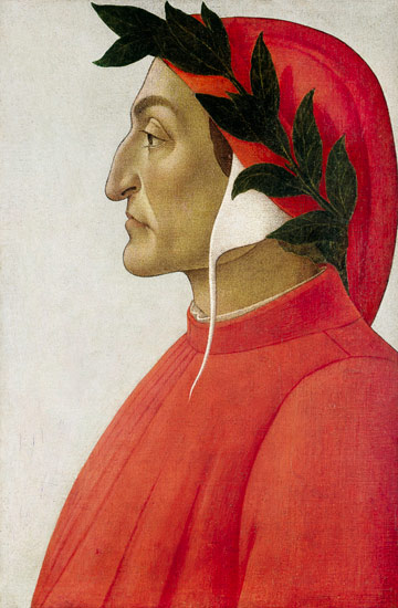 Dante Alighieri por Sandro Boticelli