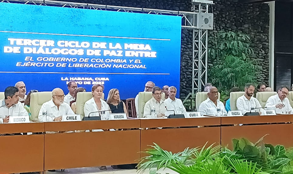 País foi um dos que participou das negociações, como moderador da Mesa de Diálogo, junto com Venezuela, México, Cuba, Chile e Noruega