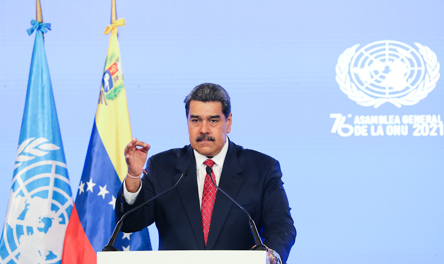 Em discurso, o presidente da Venezuela falou em um mundo 'sem imperialismo' e 'dominação econômica', exigindo o fim das sanções unilaterais contra o país