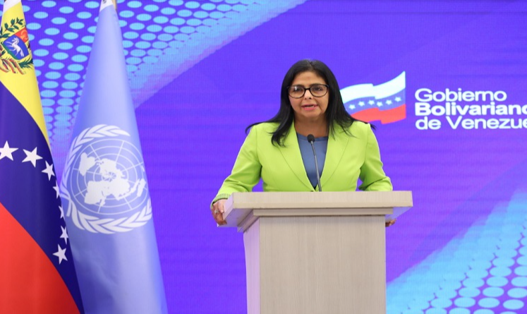 Vice-presidenta Delcy Rodríguez pediu que Corte Internacional de Justiça declare inadmissível a reclamação sobre o território de Essequibo