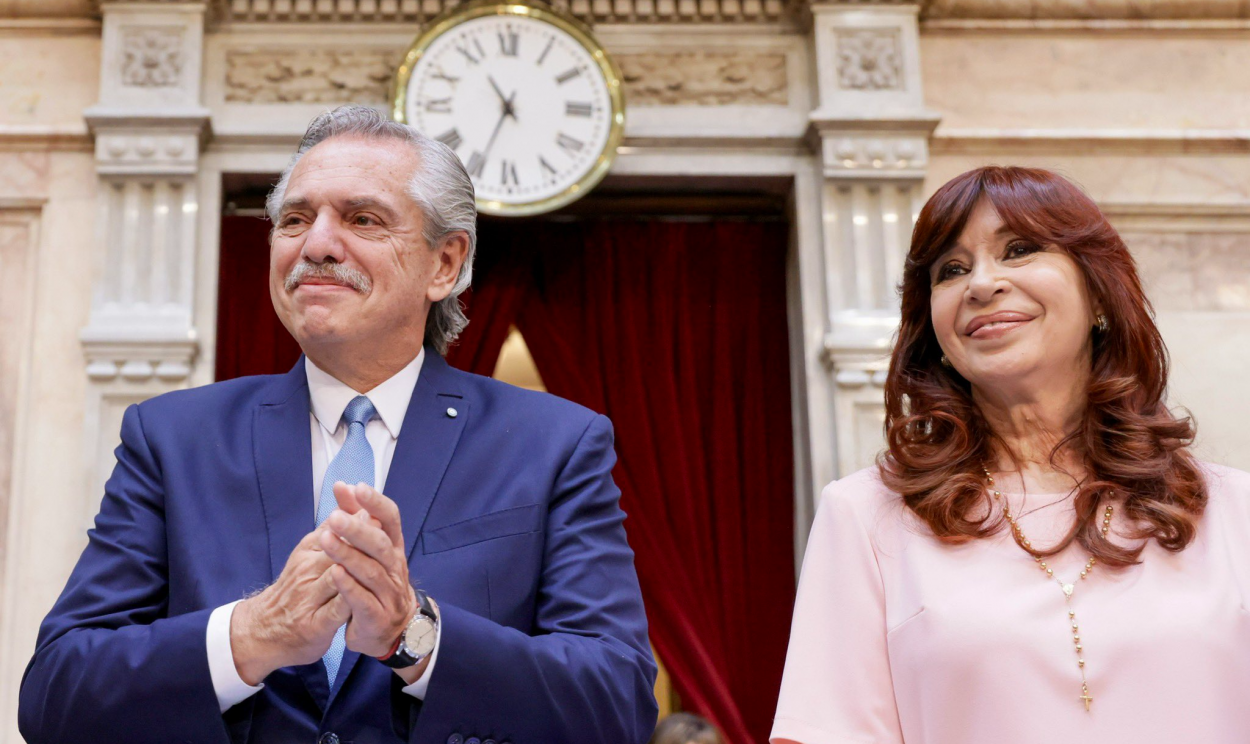 Alberto Fernández abriu as sessões legislativas de seu último ano no poder com cartada para tentar a reeleição
