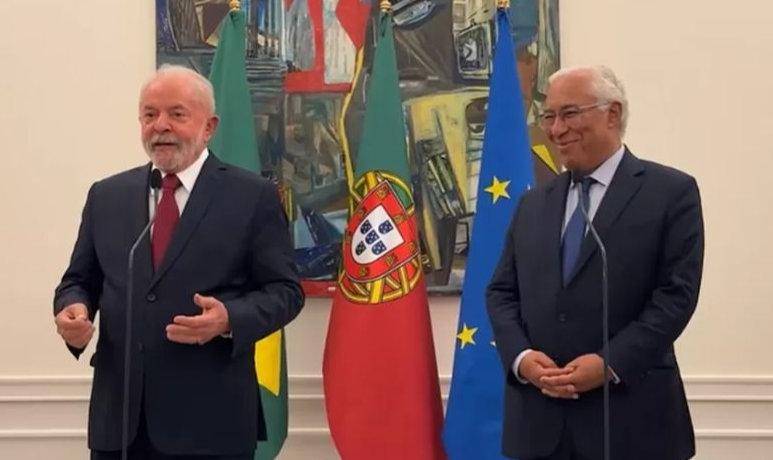 Dois dias depois de discursar na COP27, no Egito, presidente eleito do Brasil se encontrou em Lisboa com o premiê António Costa