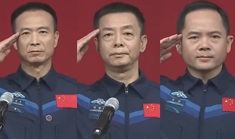 Trio de astronautas passou seis meses a bordo da estação espacial Tiangong, realizando caminhadas espaciais e diversos experimentos