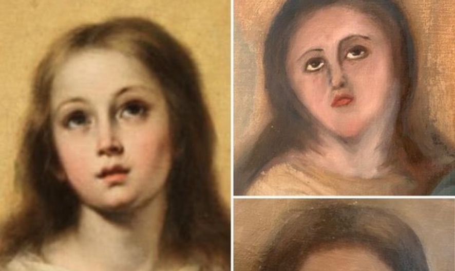 Colecionador pediu limpeza e obra ficou desfigurada; caso lembra o de Cecília Giménez, que restaurou 'Ecce Homo'