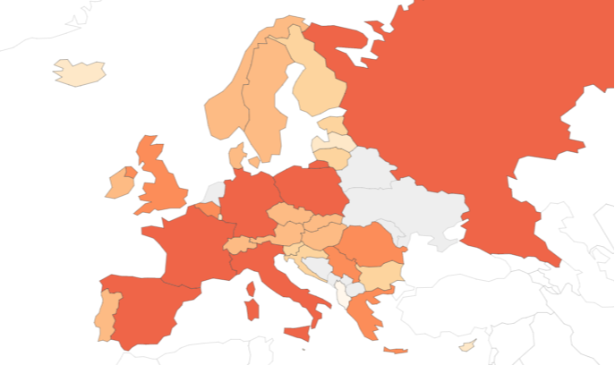 Quantas pessoas já foram imunizadas contra o novo coronavírus na Europa? Qual o ritmo de vacinação diário no continente? Veja em mapas e gráficos
