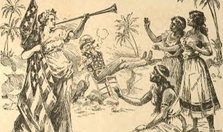 Forças norte-americanas lançaram em 25 de julho de 1898 sua invasão a Porto Rico, uma das duas principais possessões da Espanha no Caribe