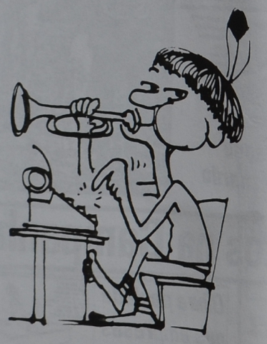 Ilustração de Laerte: o Boré como instrumento de comunicação sindical (Reprodução)