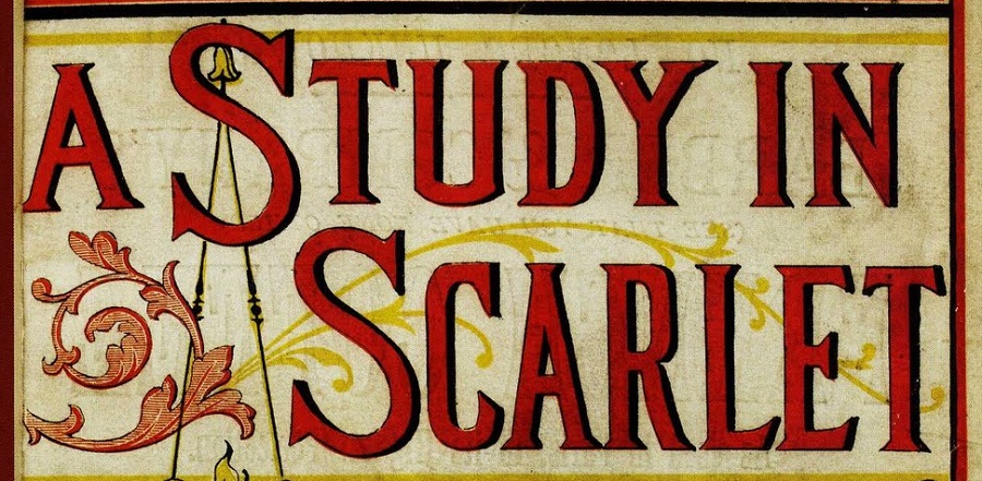 A novela A Study in Scarlet (Um estudo em vermelho) foi publicada em 6 de janeiro de 1887; a história é considerada um marco da literatura mundial