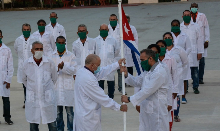 Segundo o documento, Cuba representa a 'vanguarda mundial em inovação médica e bioquímica e em ética humanística'