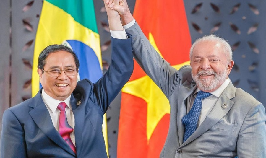 Pham Minh Chính se reúne com Lula após 15 anos sem visita oficial do Vietnã