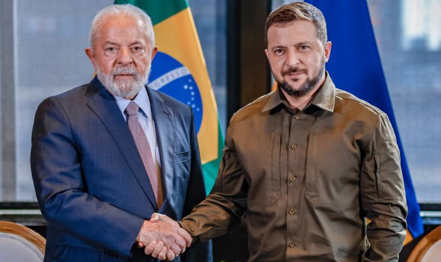 Diálogo aberto: Lula fala em ‘construção da paz’ após encontro com Zelensky