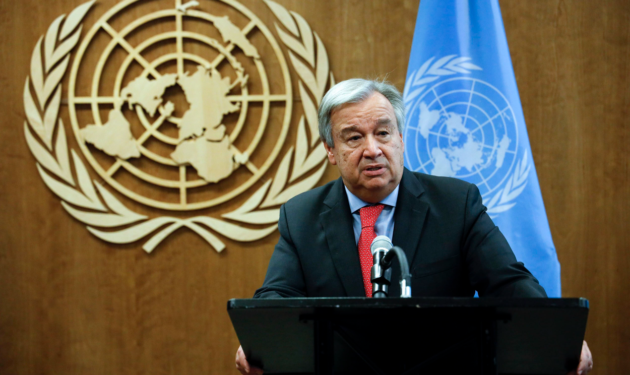 Em declaração no Conselho de Segurança, António Guterres disse que Tel Aviv usa ‘ataques atrozes do Hamas’ para justificar ‘punição coletiva’ do povo palestino; conceito é criminalizado pela Convenção de Genebra