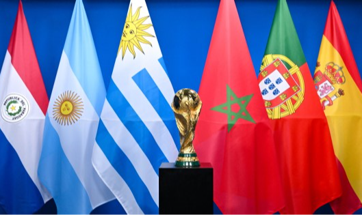 Três partidas, inclusive a inaugural, ocorrerão na América do Sul (Uruguai, Argentina e Paraguai), onde a competição começou, em 1930