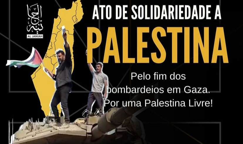 Ato de solidariedade aos palestinos acontece em São Paulo; saiba como participar